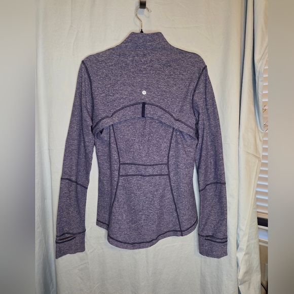 G382. Lululemon Define Jacket (Rulu) in Heathered Hero Blue - Size 12 - Picture 2 of 9